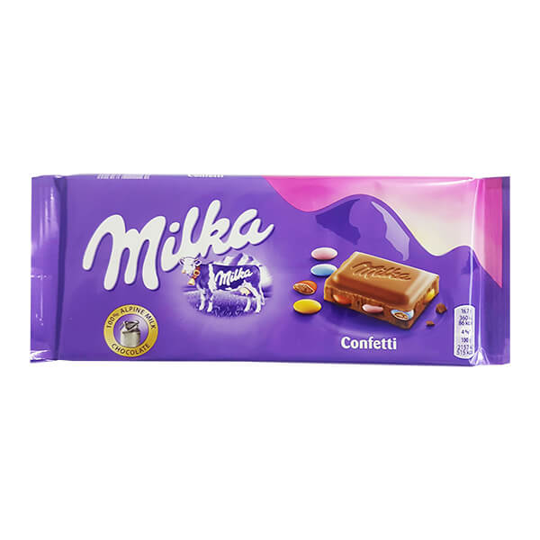 Milka - Confetti 2 for 10 - Chocolate Ami Haim Candies.